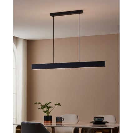 Eglo - LED RGBW Підвісна люстра з регулюванням яскравості LED/38W/230V 2700-6500K чорний
