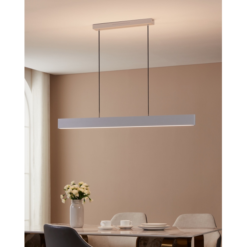 Eglo - Светодиодная подвесная RGBW-люстра с регулированием яркости LED/38W/230V 2700-6500K белый