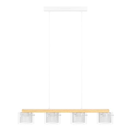 Eglo - Светодиодная подвесная RGBW-люстра с регулированием яркости 4xLED/3,7W/230V 2700-6500K
