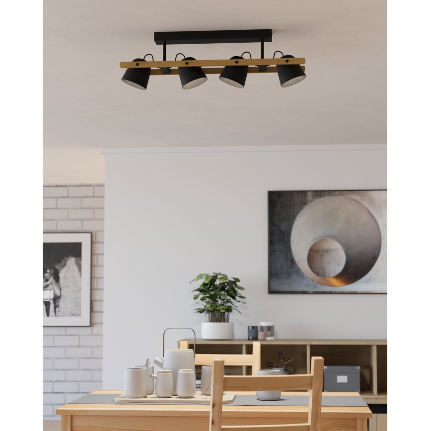 Eglo - LED RGBW Пристельова люстра з регулюванням яскравості 4xLED/3,7W/230V 2700-6500K