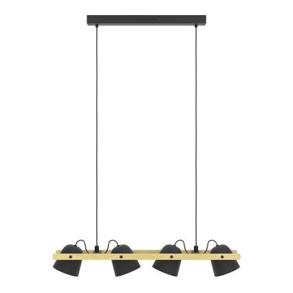 Eglo - Светодиодная подвесная RGBW-люстра с регулированием яркости 4xLED/3,7W/230V 2700-6500K