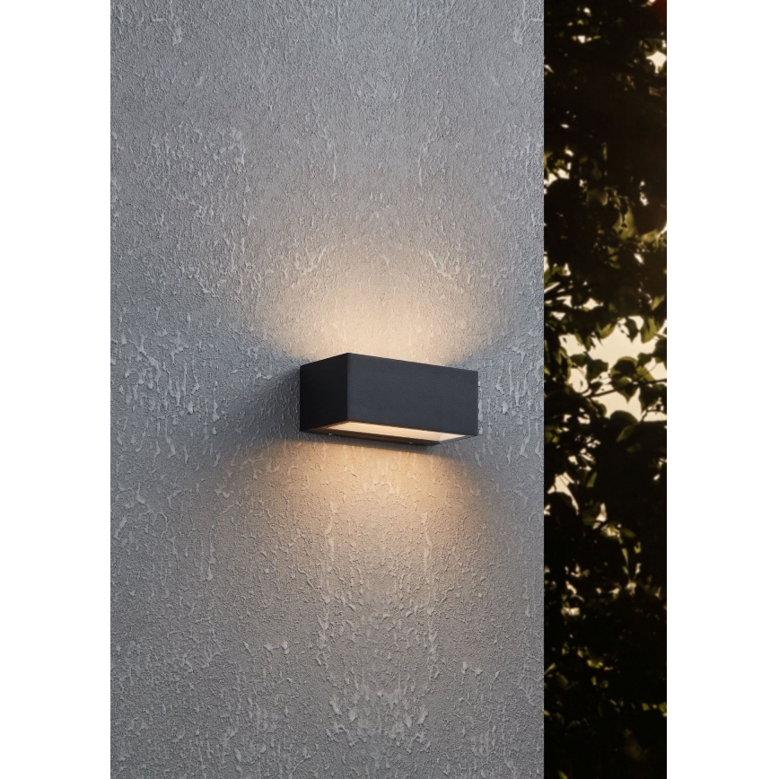 Eglo - Вуличний світлодіодний настінний світильник 2xLED/5W/230V IP65