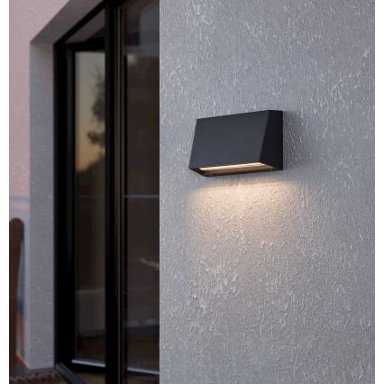 Eglo - Вуличний світлодіодний настінний світильник LED/9,5W/230V IP65