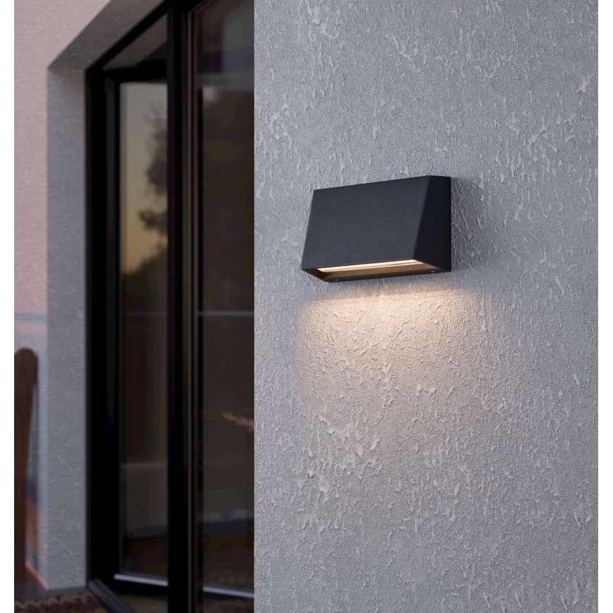 Eglo - Вуличний світлодіодний настінний світильник LED/9,5W/230V IP65
