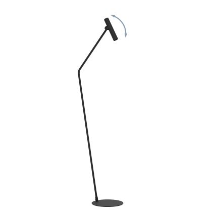 Eglo - Світлодіодний торшер LED/5W/230V 3000K чорний