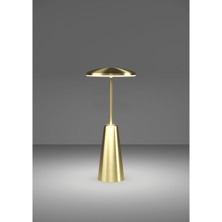 Eglo - LED Вулична сенсорна лампа з регулюванням яскравості LED/2,8W/5V 2400K/3000K/4000K 5200 mAh IP54 золотий