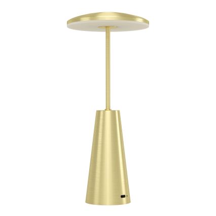 Eglo - LED Вулична сенсорна лампа з регулюванням яскравості LED/2,8W/5V 2400K/3000K/4000K 5200 mAh IP54 золотий