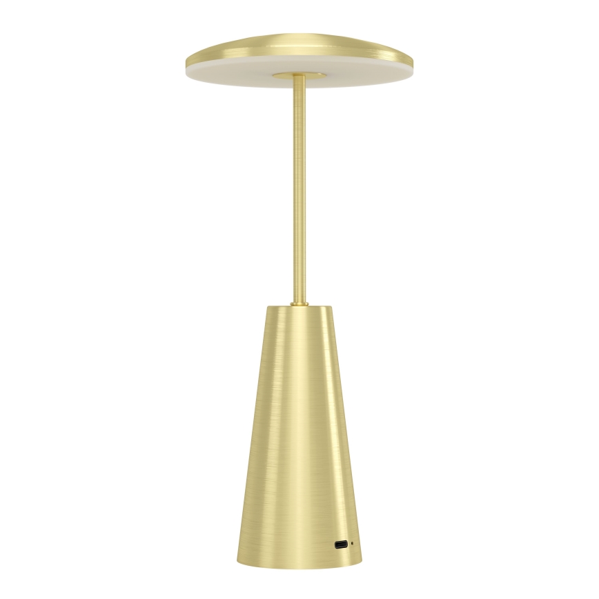 Eglo - LED Вулична сенсорна лампа з регулюванням яскравості LED/2,8W/5V 2400K/3000K/4000K 5200 mAh IP54 золотий