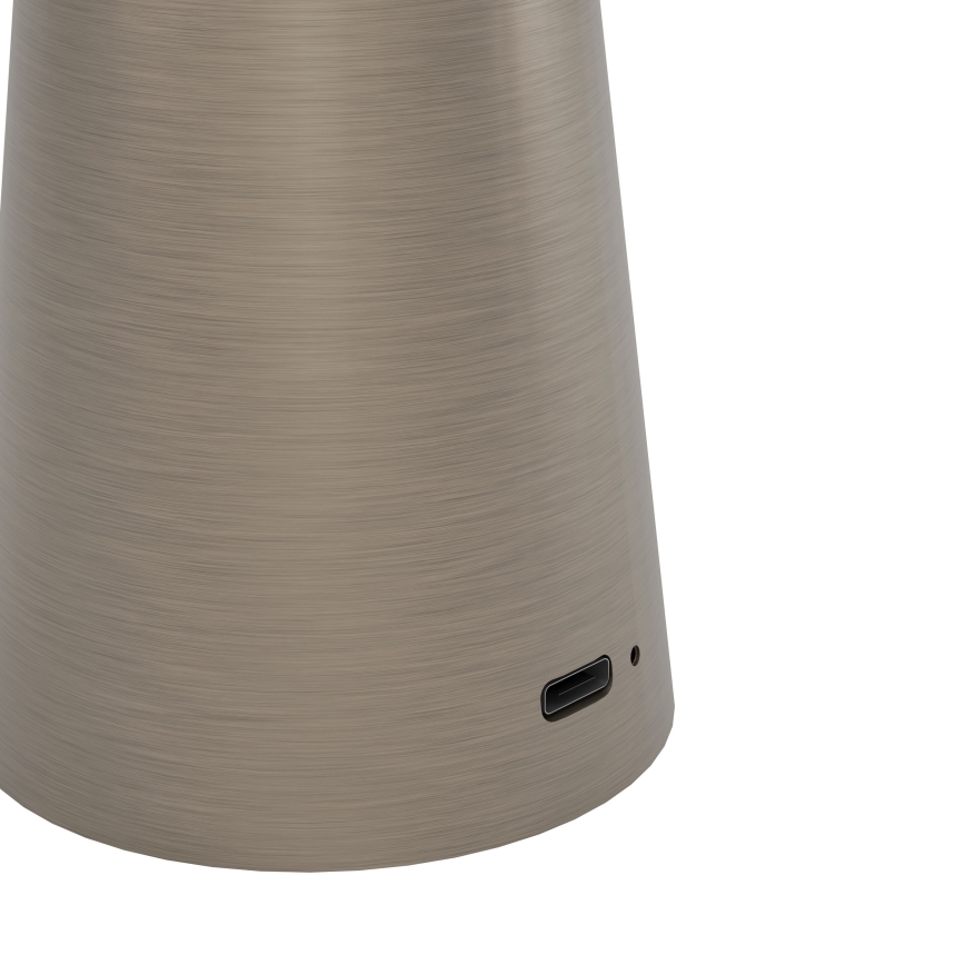 Eglo - Светодиодная уличная сенсорная лампа с регулированием яркости LED/2,8W/5V 2400K/3000K/4000K 5200 mAh IP54 бежевый