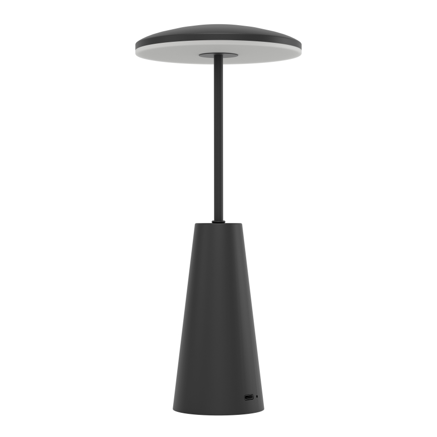 Eglo - Светодиодная уличная сенсорная лампа с регулированием яркости LED/2,8W/5V 2400K/3000K/4000K 5200 mAh IP54 черный