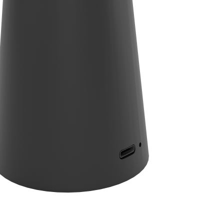 Eglo - Светодиодная уличная сенсорная лампа с регулированием яркости LED/2,8W/5V 2400K/3000K/4000K 5200 mAh IP54 черный