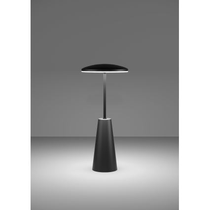 Eglo - LED Вулична сенсорна лампа з регулюванням яскравості LED/2,8W/5V 2400K/3000K/4000K 5200 mAh IP54 чорний