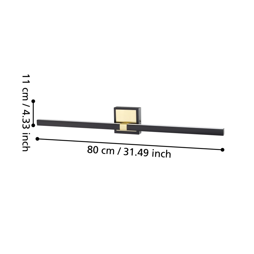 Eglo - LED Настінний світильник для ванної кімнати LED/17,5W/230V IP44