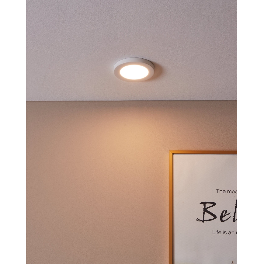 Eglo - Светодиодный встроенный светильник LED/5,5W/230V 3000K белый
