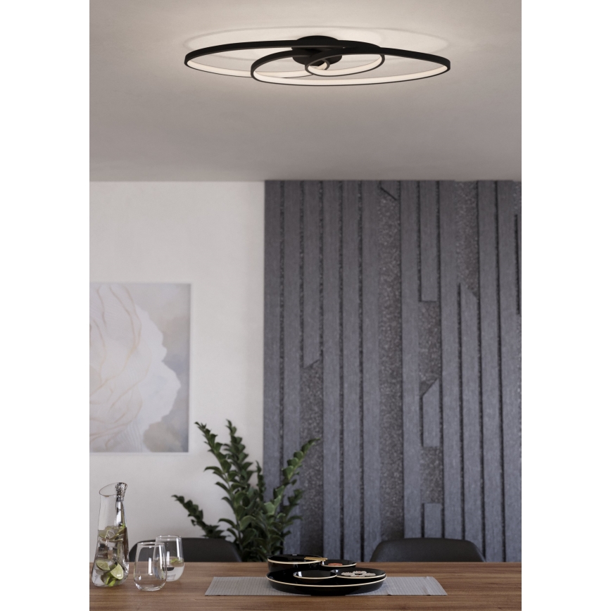 Eglo - Светодиодный потолочный светильник с регулированием яркости LED/38W/230V