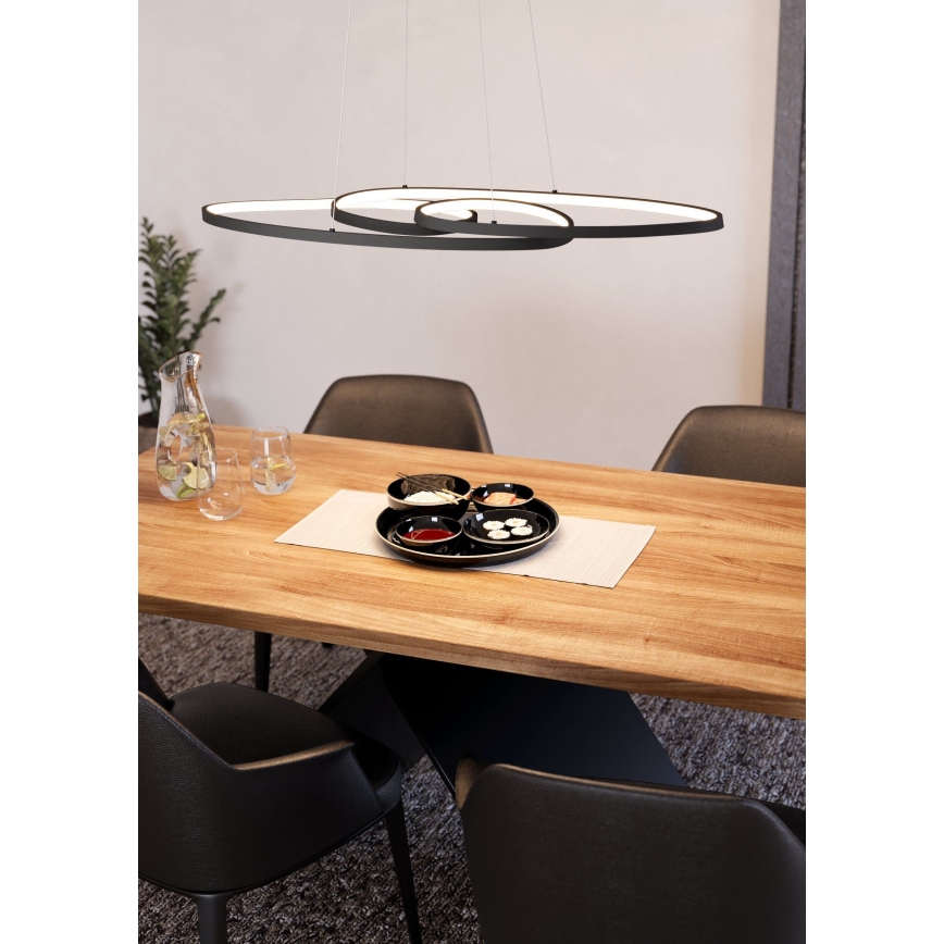 Eglo - Світлодіодна підвісна люстра з регулюванням яскравості LED/38W/230V