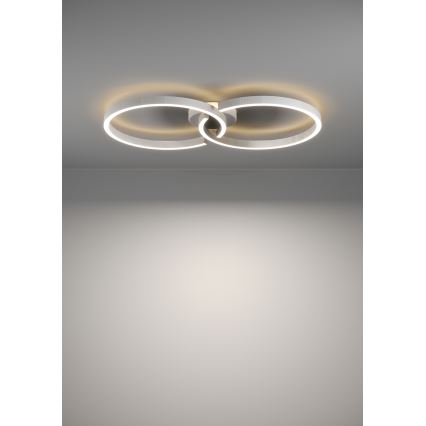 Eglo 900954 - Стельовий RGBW-світильник з регулюванням яскравості LED/19,5W/230V 2700-6500K білий + пульт дистанційного керування