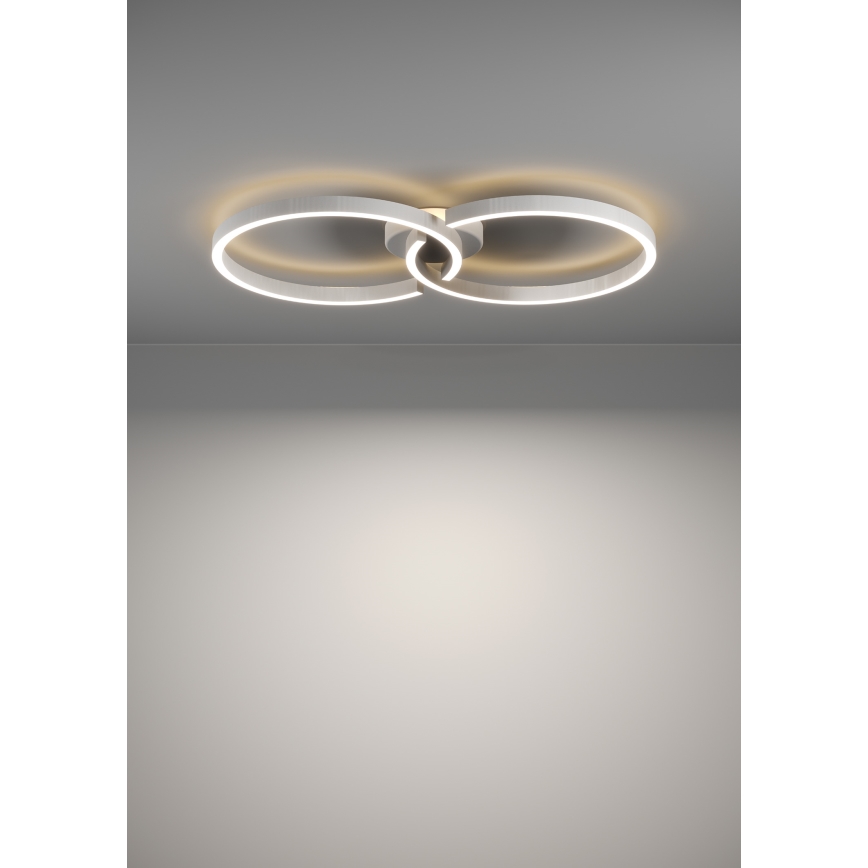 Eglo 900954 - Стельовий RGBW-світильник з регулюванням яскравості LED/19,5W/230V 2700-6500K білий + пульт дистанційного керування