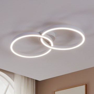 Eglo 900954 - Стельовий RGBW-світильник з регулюванням яскравості LED/19,5W/230V 2700-6500K білий + пульт дистанційного керування