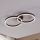 Eglo 900955 - Светодиодный потолочный RGBW-светильник с регулированием яркости LED/19,5W/230V 2700-6500K черный + дистанционное управление