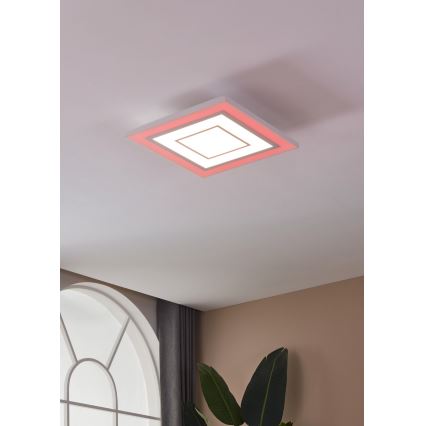 Eglo - Потолочный RGBW-светильник с регулированием яркости LED/18W/230V 3000-6500K + дистанционное управление