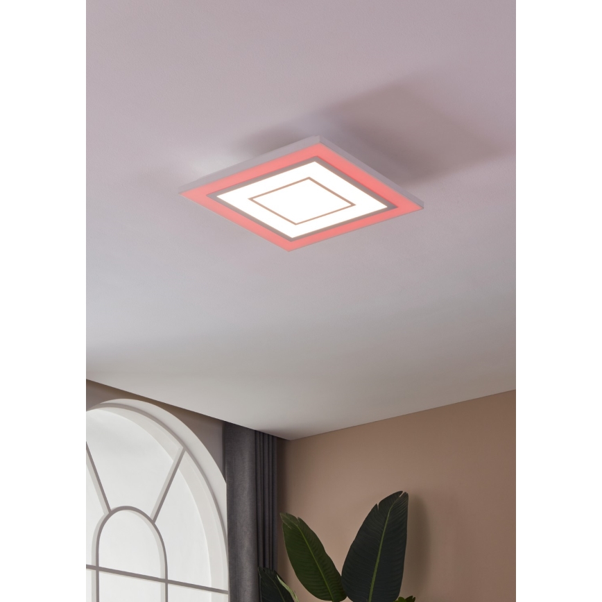 Eglo - Потолочный RGBW-светильник с регулированием яркости LED/18W/230V 3000-6500K + дистанционное управление
