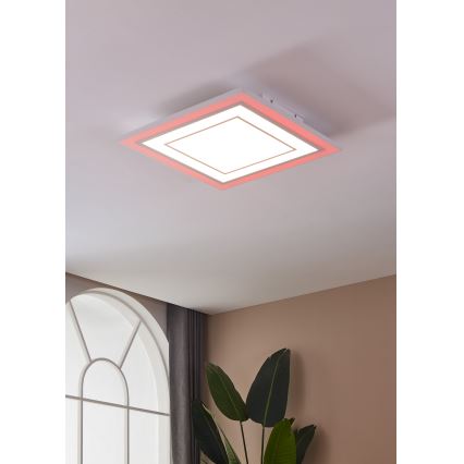 Eglo - Светодиодный потолочный RGBW-светильник с регулированием яркости LED/29W/230V 3000-6500K + дистанционное управление
