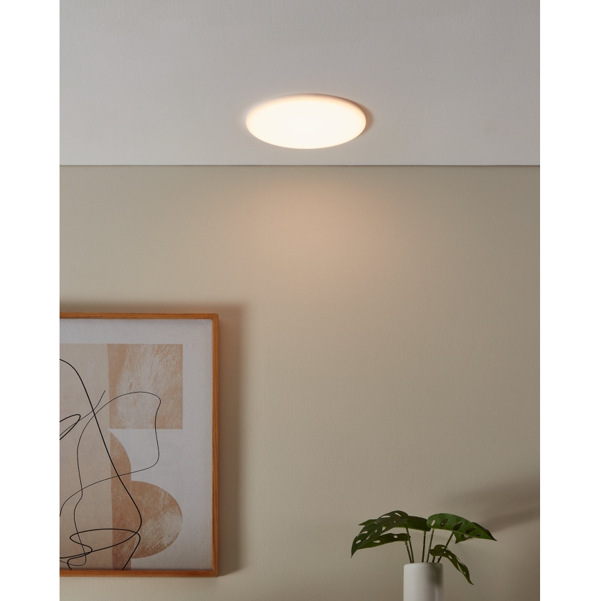 Eglo - Вбудований стельовий LED світильник для ванної LED/18W/230V діаметр 21,5 см IP65