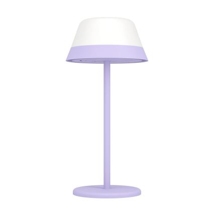 Eglo - LED RGBW Вулична сенсорна лампа з регулюванням яскравості 2в1 LED/1,5W/5V 2600 mAh IP54 фіолетовий