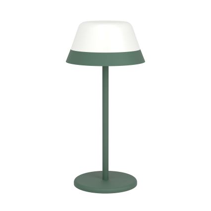 Eglo - LED RGBW Вулична сенсорна лампа з регулюванням яскравості 2в1 LED/1,5W/5V 2600 mAh IP54 зелений