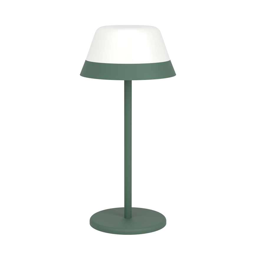 Eglo - LED RGBW Вулична сенсорна лампа з регулюванням яскравості 2в1 LED/1,5W/5V 2600 mAh IP54 зелений