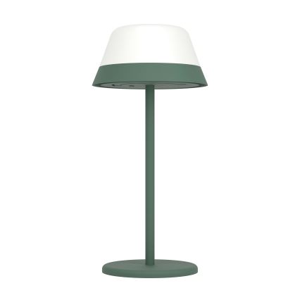 Eglo - LED RGBW Вулична сенсорна лампа з регулюванням яскравості 2в1 LED/1,5W/5V 2600 mAh IP54 зелений