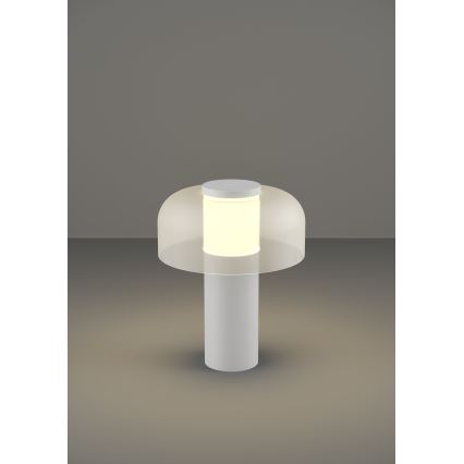 Eglo - LED Вулична сенсорна лампа з регулюванням яскравості LED/2,25W/5V 2400-4000K 5200 mAh IP44 білий