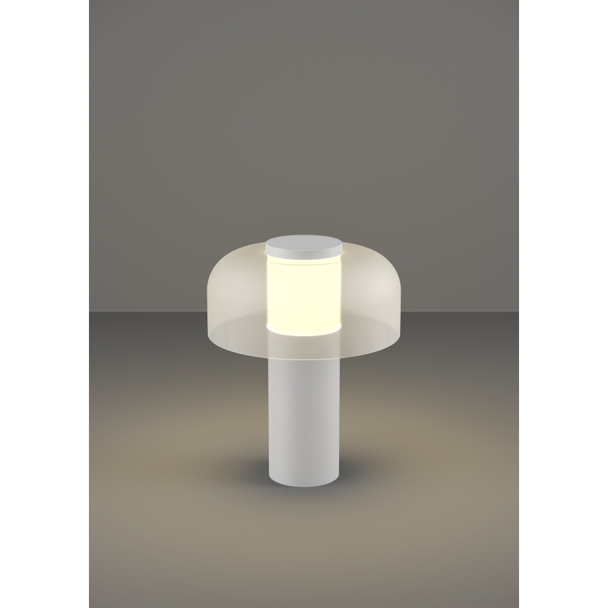 Eglo - LED Вулична сенсорна лампа з регулюванням яскравості LED/2,25W/5V 2400-4000K 5200 mAh IP44 білий