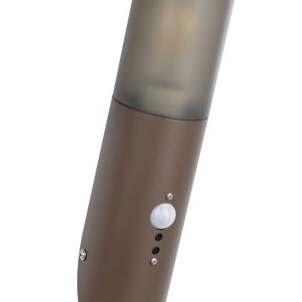 Eglo - Вуличний настінний світильник з датчиком 1xE27/15W/230V IP44