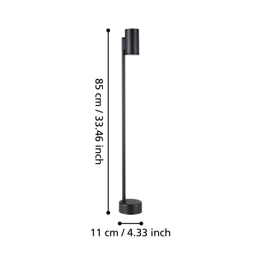 Eglo - Вулична світлодіодна лампа 1xGU10/2,8W/230V IP44