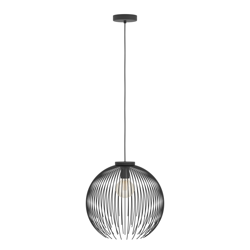 Eglo - Подвесная люстра 1xE27/40W/230V черный