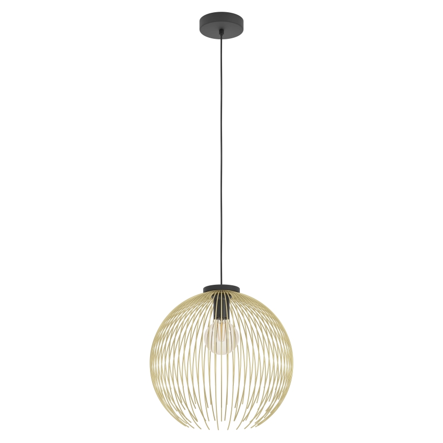 Eglo - Подвесная люстра 1xE27/40W/230V золотистый