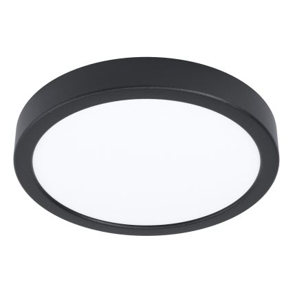 Eglo - Світлодіодний стельовий світильник з датчиком LED/17W/230V 3000K чорний