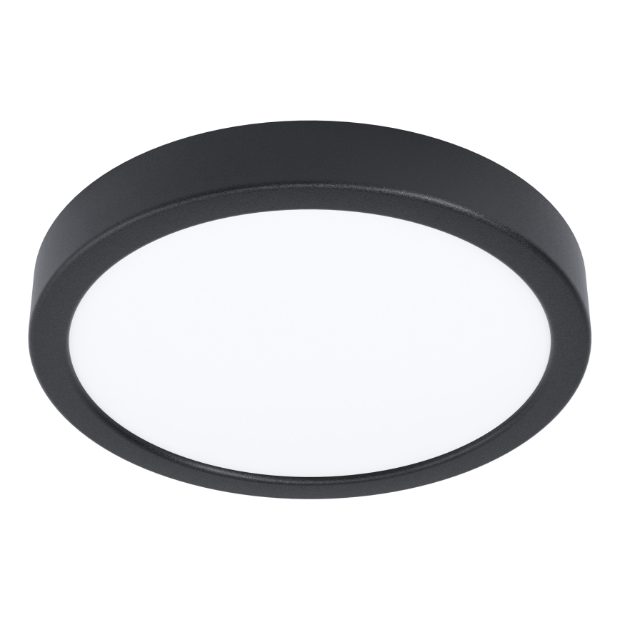 Eglo - Світлодіодний стельовий світильник з датчиком LED/17W/230V 3000K чорний