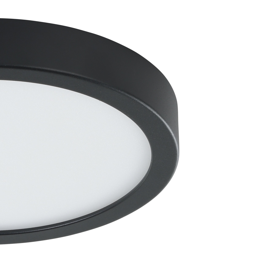 Eglo - Світлодіодний стельовий світильник з датчиком LED/17W/230V 3000K чорний