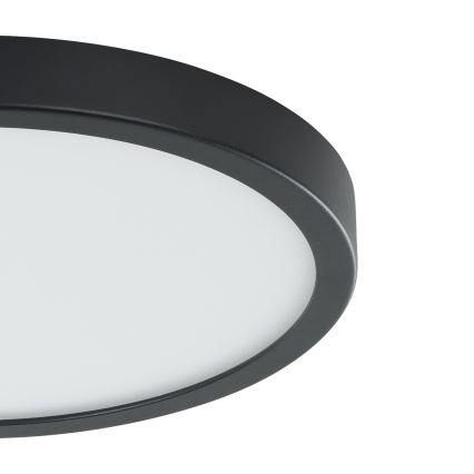 Eglo - Світлодіодний стельовий світильник з датчиком LED/20,5W/230V 3000K чорний