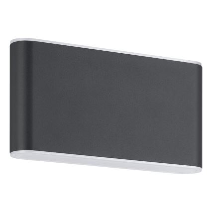 Eglo - Уличный светодиодный настенный светильник 2xLED/5,8W/230V IP65