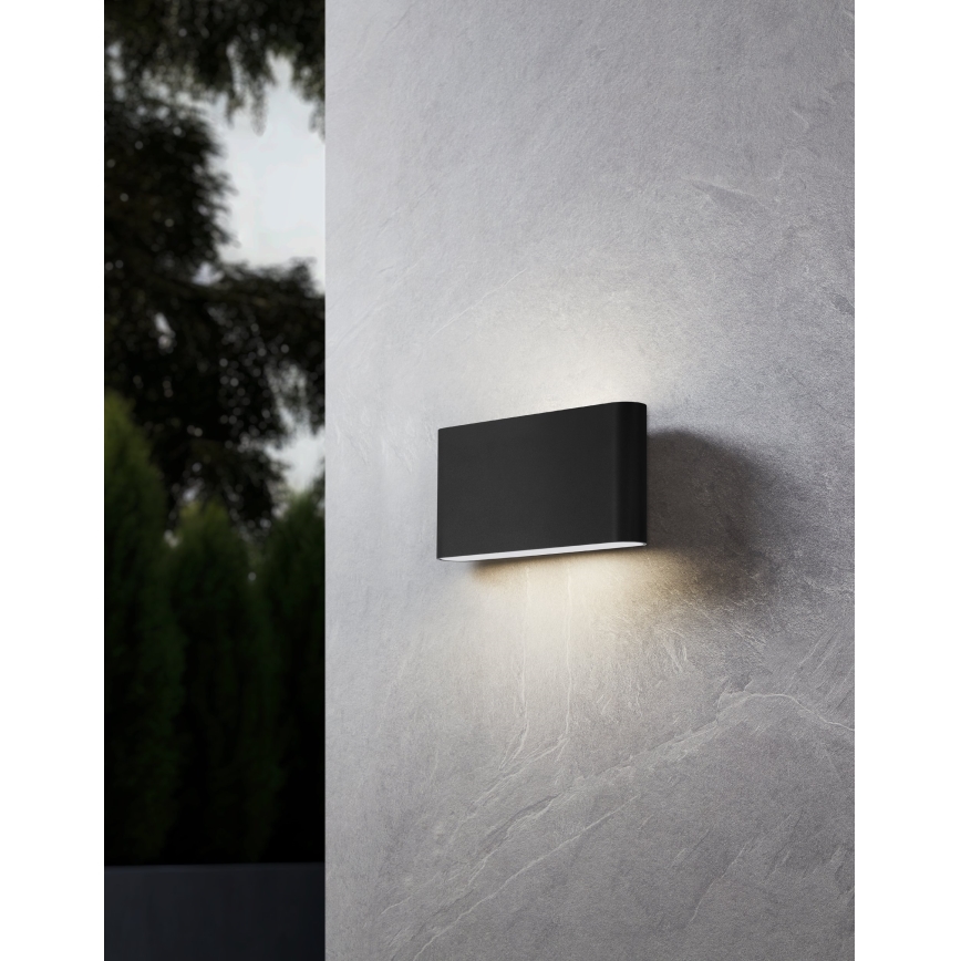 Eglo - Вуличний світлодіодний настінний світильник 2xLED/5,8W/230V 3000/4000/6500K IP65