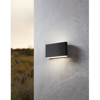 Eglo - Вуличний світлодіодний настінний світильник 2xLED/5,8W/230V 3000/4000/6500K IP65