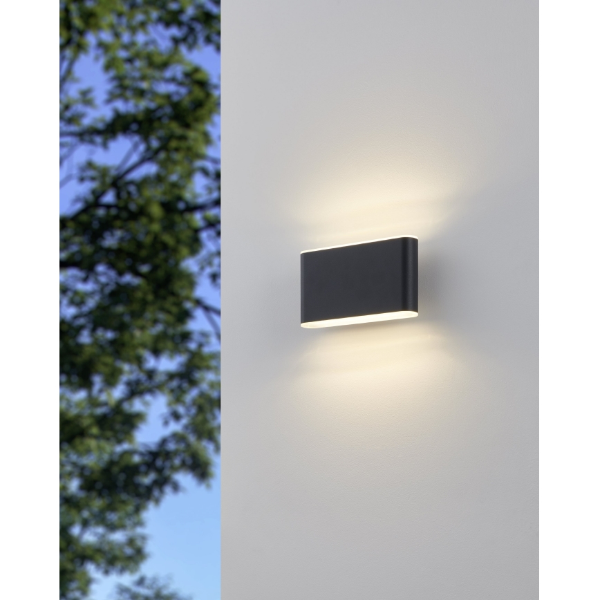 Eglo - Вуличний світлодіодний настінний світильник 2xLED/5,8W/230V 3000/4000/6500K IP65