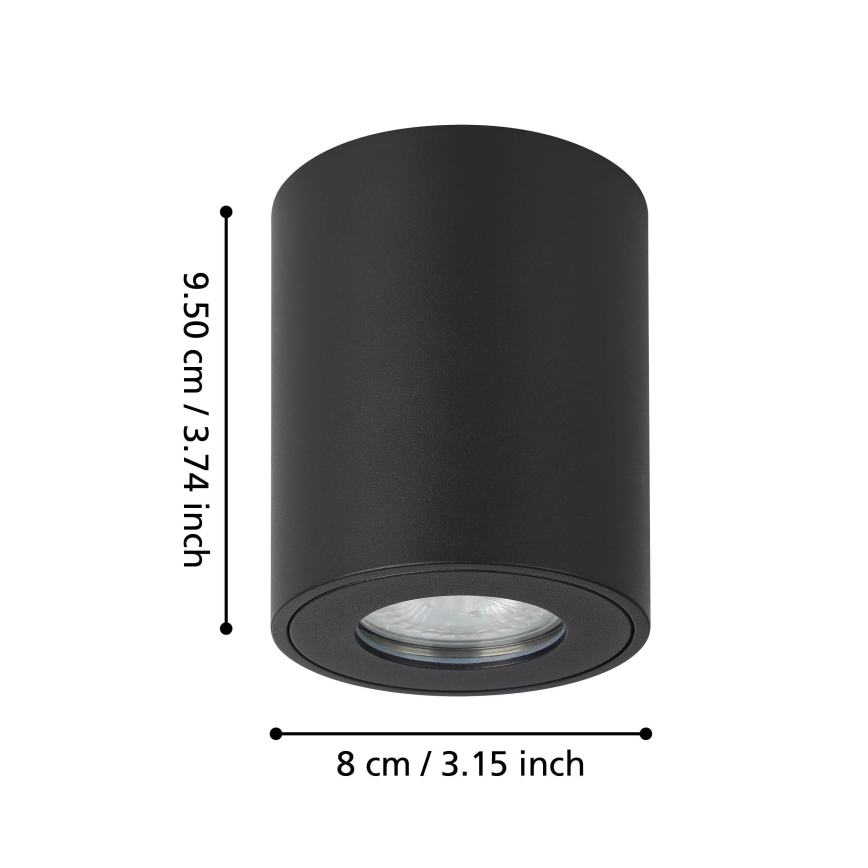 Eglo - Зовнішній точковий світильник 1xGU10/5W/230V діаметр 8 см IP44