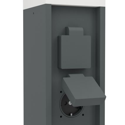 Eglo - Уличный светильник с 2 патронами 1xE27/25W/230V IP54 антрацит