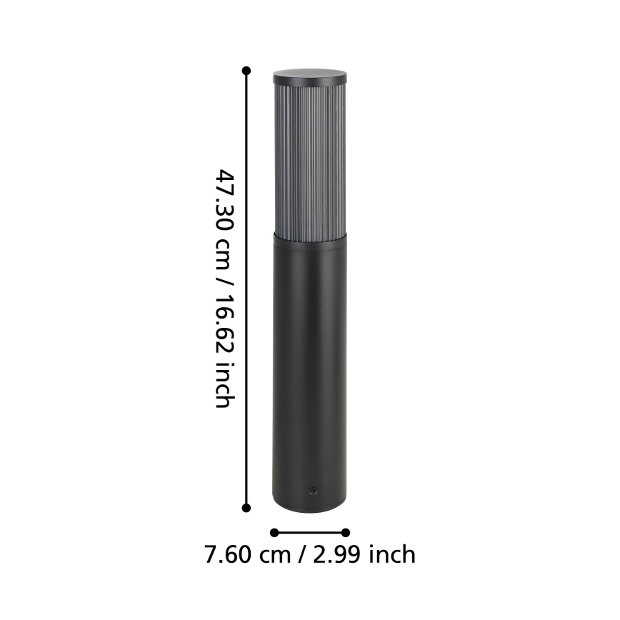 Eglo - Вулична лампа 1xE27/15W/230V 46,5 см IP54