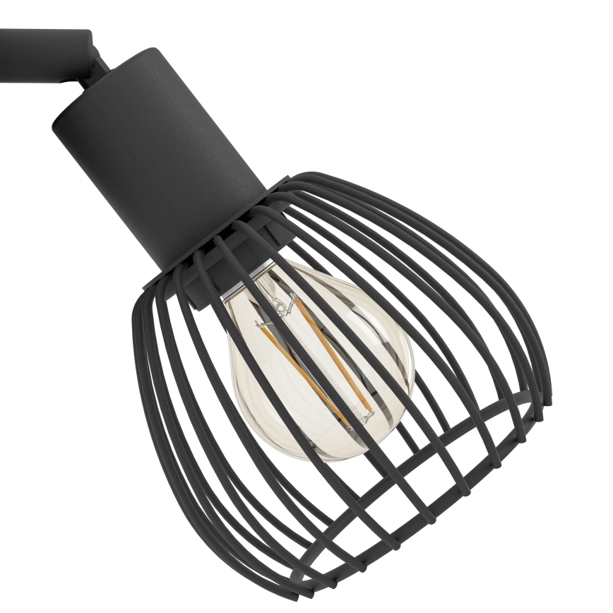 Eglo - Настенный светильник 1xE14/40W/230V черный